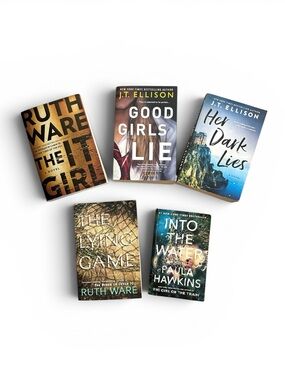 Book extras & PSYCHOLOGICAL THRILLER  5 Paperback Novel Bundle  ✨